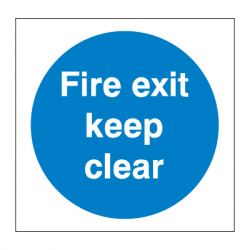 Fire Exit Keep Clear